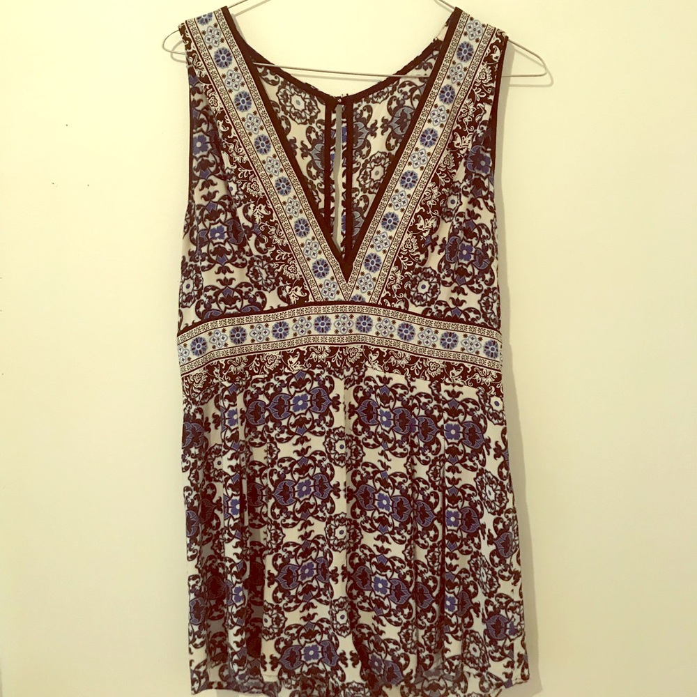 Forever 21 blue romper